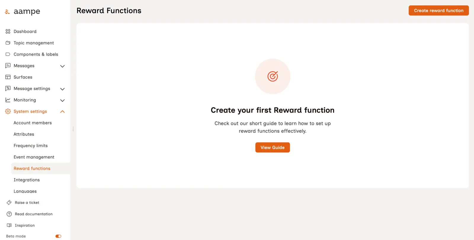 Reward Functions empty state in Composer