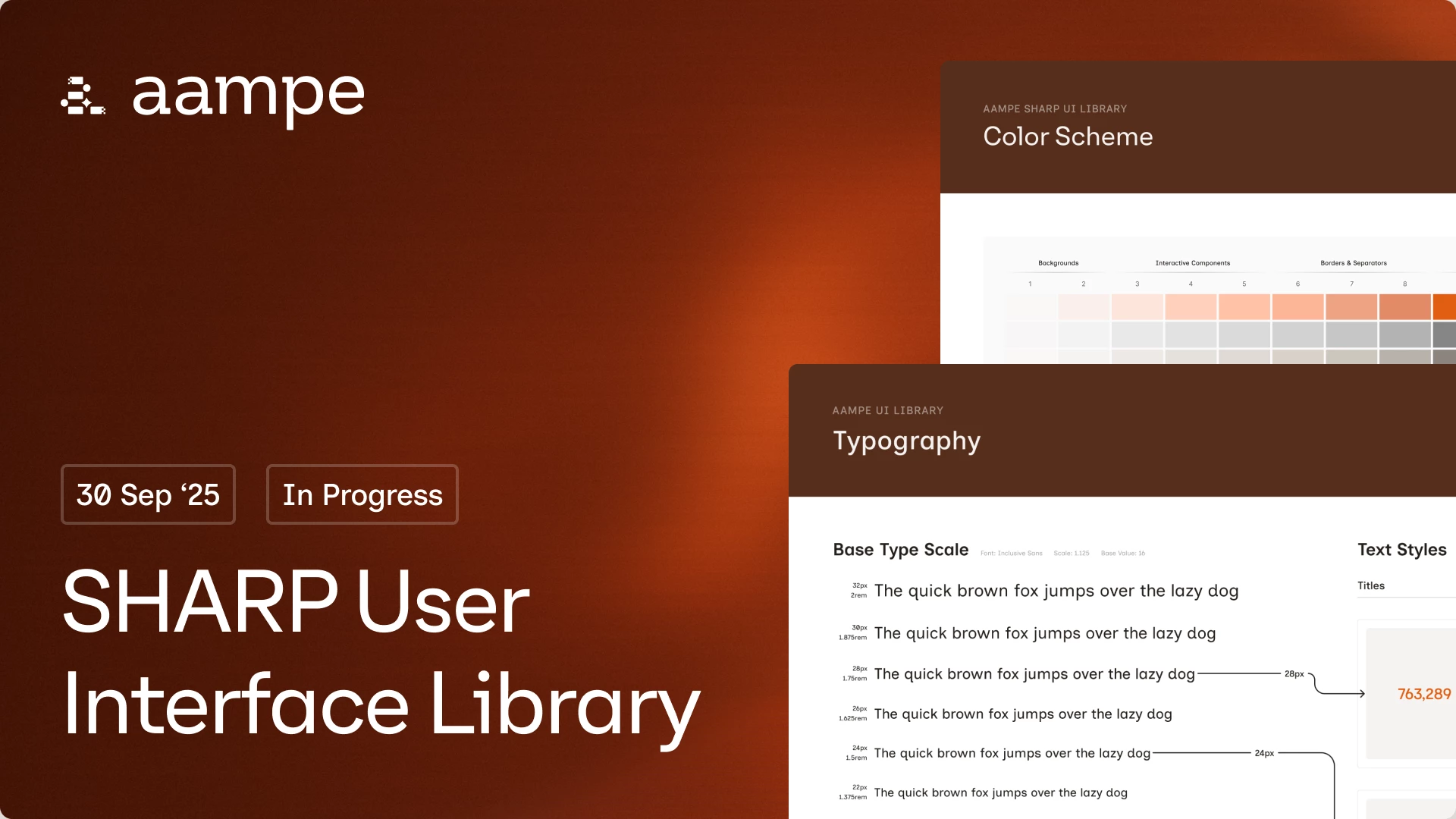 SHARP UI Library cover in Figma