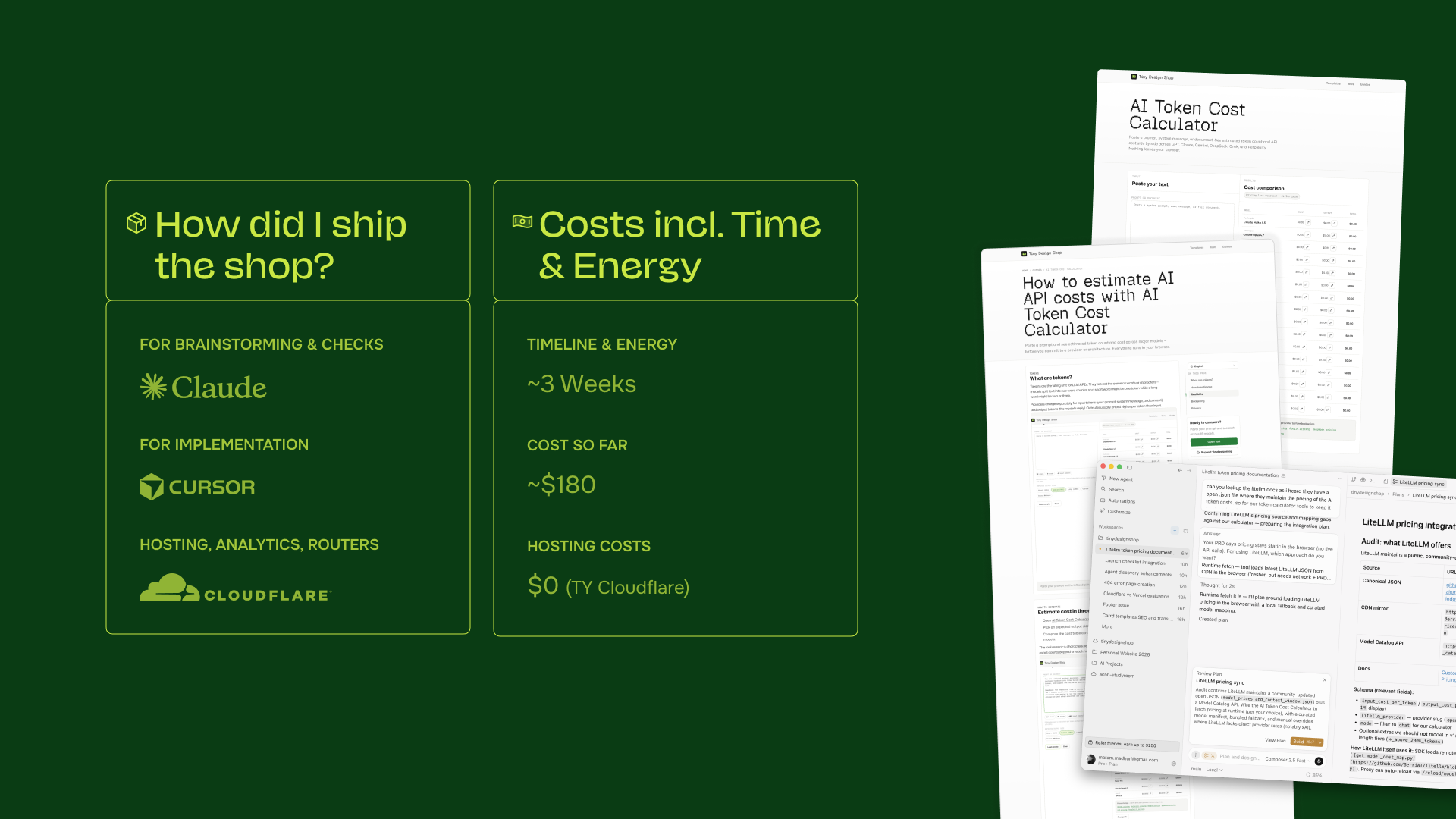 Shared shell, generators, and SEO so each new tool ships cheaper than the last