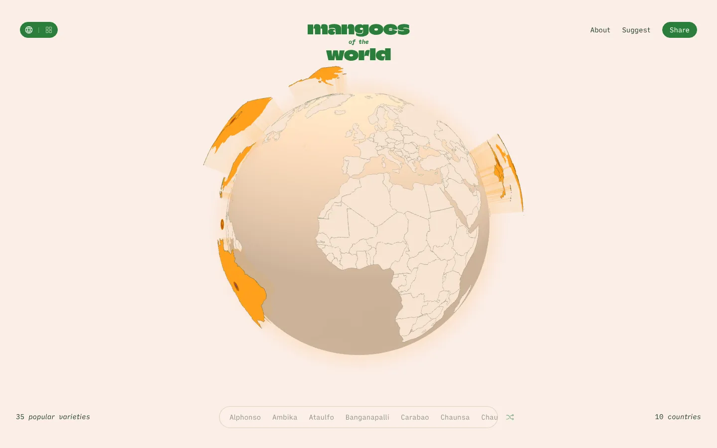 The Mangoes of the World atlas